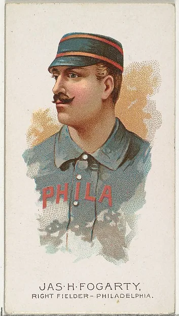 Front of Jim Fogarty card, 1888 N29 World's Champions, 2nd series, catalog no. 2