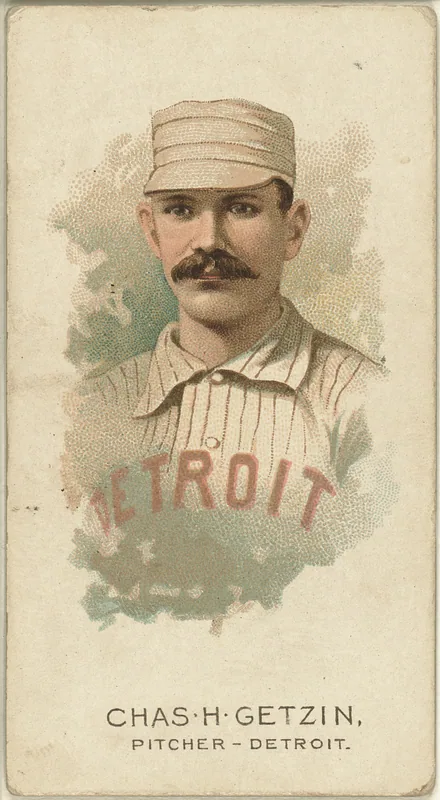 Front of Charlie Getzien card, 1888 N29 World's Champions, 2nd series, catalog no. 3