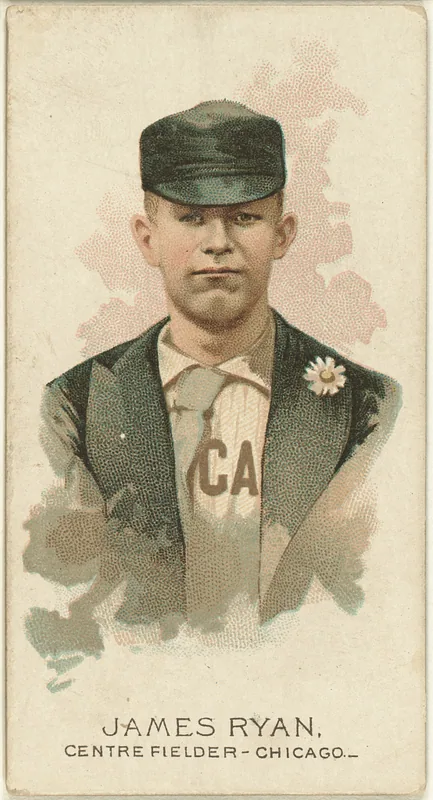 Front of Jimmy Ryan card, 1888 N29 World's Champions, 2nd series, catalog no. 6