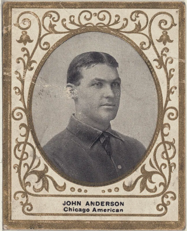 Front of John J. Anderson card, 1909 T204 Ramly, catalog no. 3