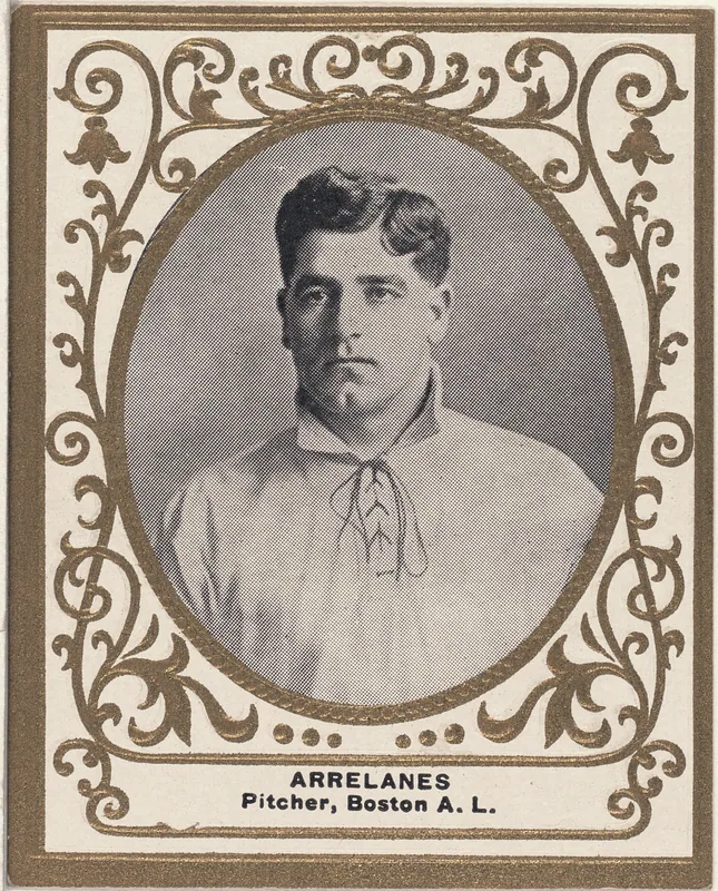 Front of Frank Arellanes card, 1909 T204 Ramly, catalog no. 5