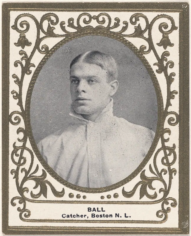 Front of Jim Ball card, 1909 T204 Ramly, catalog no. 6