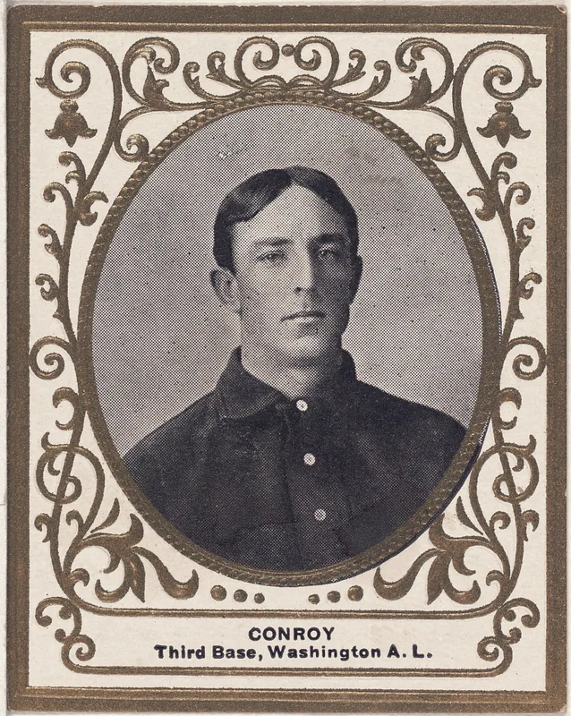Front of Wid Conroy card, 1909 T204 Ramly, catalog no. 32