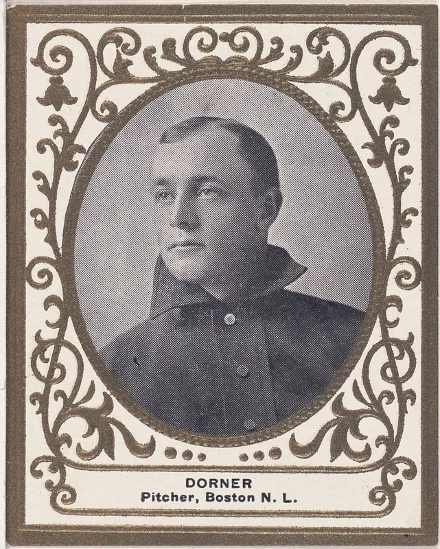 Front of Gus Dorner card, 1909 T204 Ramly, catalog no. 42