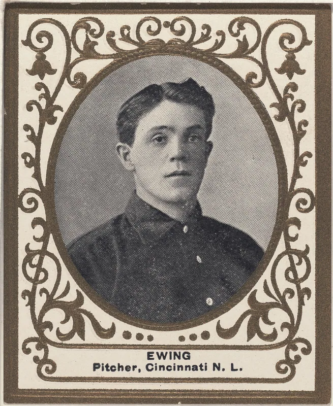 Front of Bob Ewing card, 1909 T204 Ramly, catalog no. 46