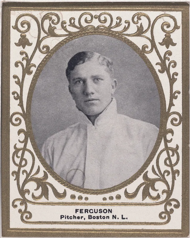 Front of George Ferguson card, 1909 T204 Ramly, catalog no. 47
