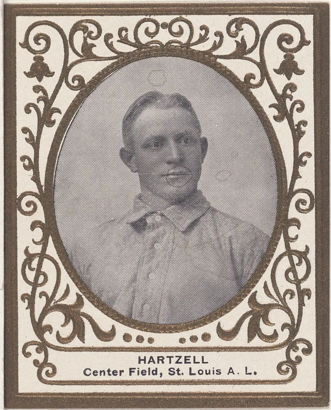 Front of Roy Hartzell card, 1909 T204 Ramly, catalog no. 55