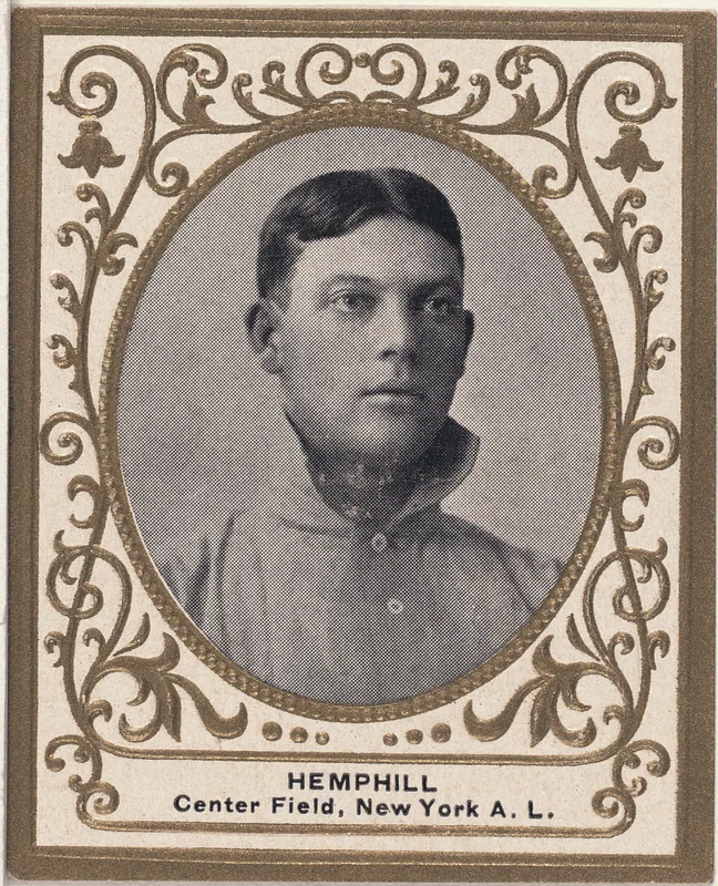 Front of Charlie Hemphill card, 1909 T204 Ramly, catalog no. 56