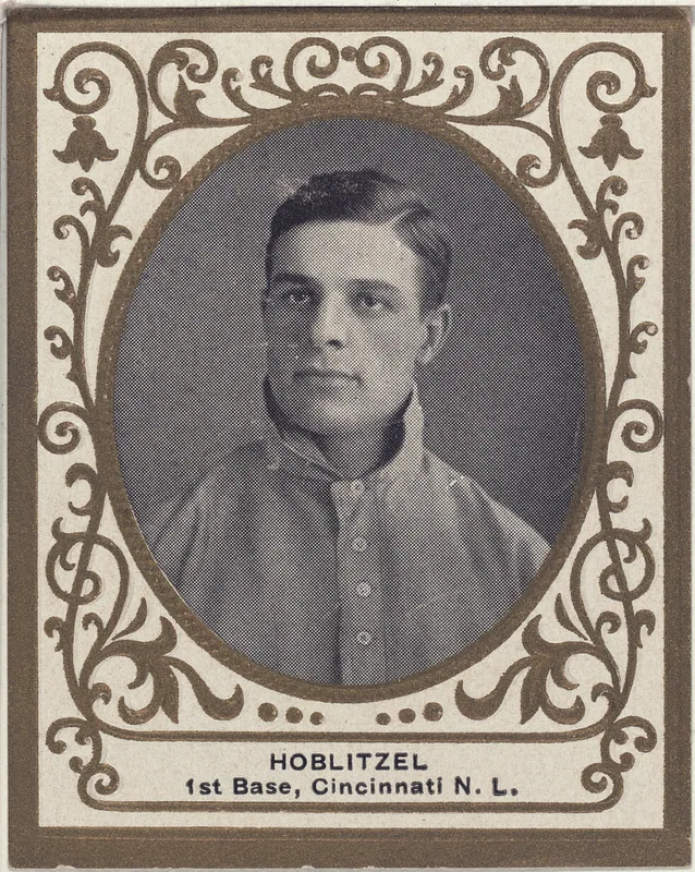 Front of Dick Hoblitzell card, 1909 T204 Ramly, catalog no. 57