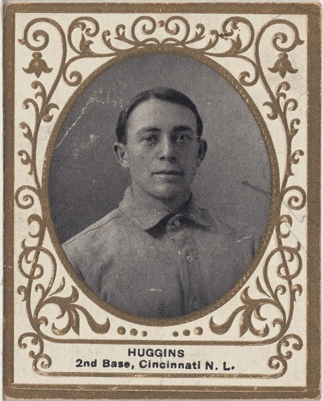 Front of Miller Huggins card, 1909 T204 Ramly, catalog no. 60