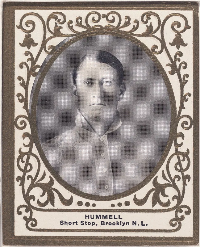 Front of John Hummel card, 1909 T204 Ramly, catalog no. 61