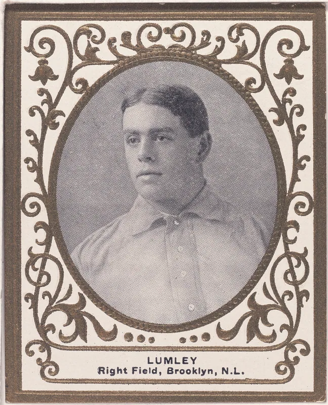 Front of Harry Lumley card, 1909 T204 Ramly, catalog no. 73