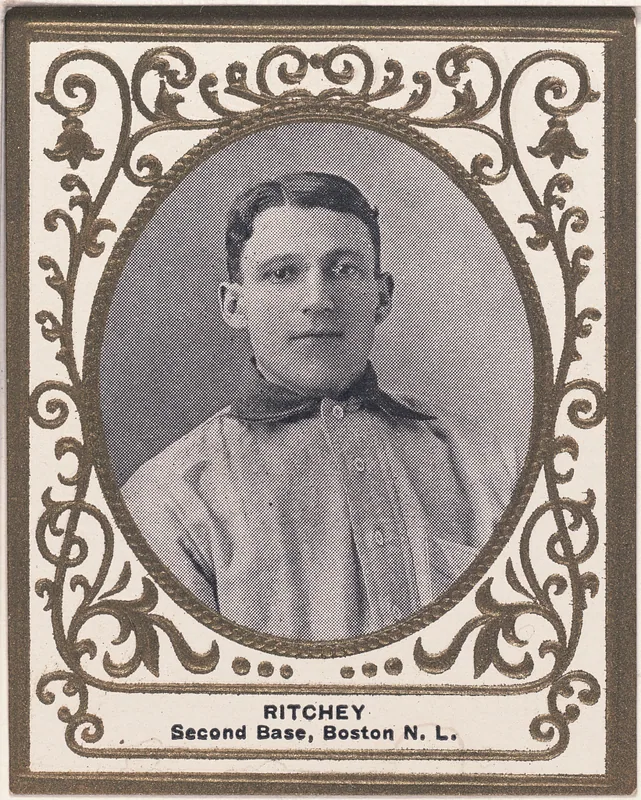 Front of Claude Ritchey card, 1909 T204 Ramly, catalog no. 102