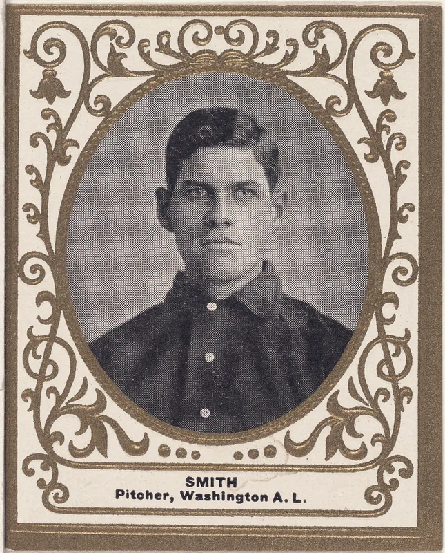 Front of Charlie Smith card, 1909 T204 Ramly, catalog no. 112