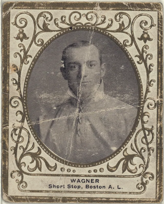 Front of Heinie Wagner card, 1909 T204 Ramly, catalog no. 123