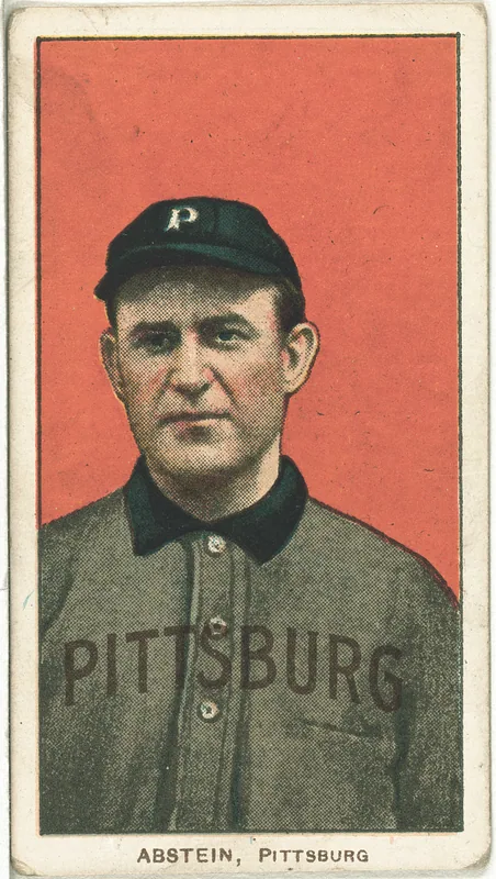 Front of Bill Abstein card, 1909 T206 White Borders, catalog no. 43