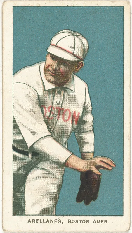 Front of Frank Arellanes card, 1909 T206 White Borders, catalog no. 109