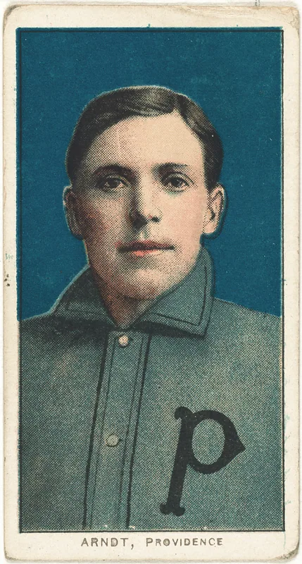 Front of Harry Arndt card, 1909 T206 White Borders, catalog no. 126