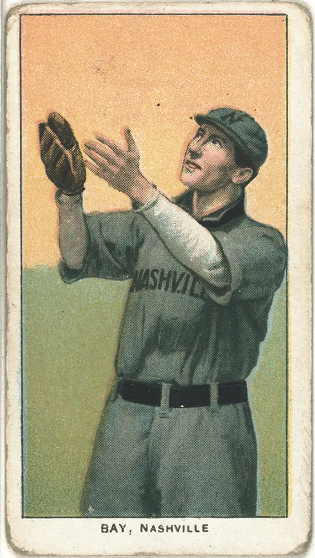Front of Harry Bay card, 1909 T206 White Borders, catalog no. 251