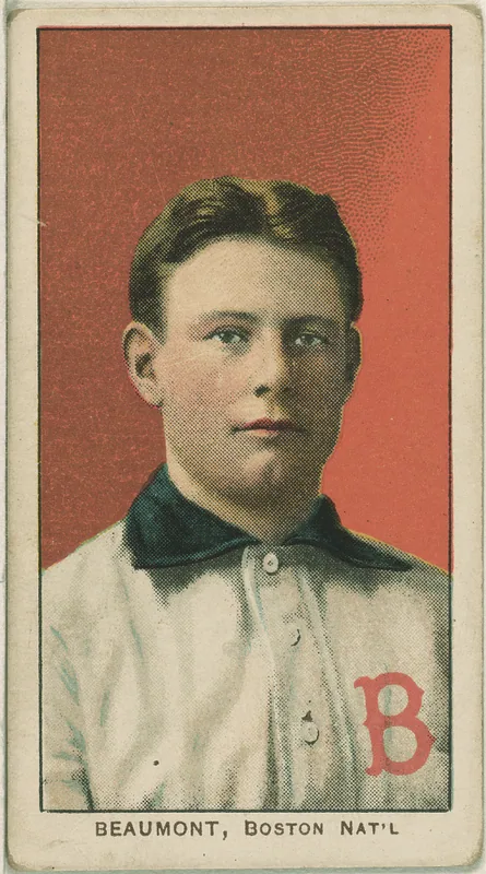 Front of Ginger Beaumont card, 1909 T206 White Borders, catalog no. 252