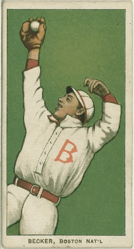 Front of Beals Becker card, 1909 T206 White Borders, catalog no. 277