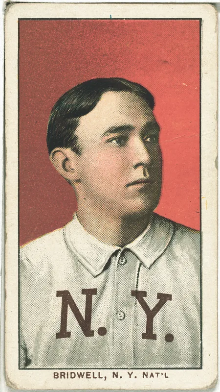 Front of Al Bridwell card, 1909 T206 White Borders, catalog no. 541