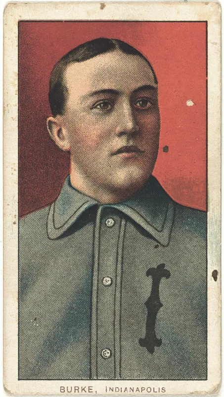 Front of Jimmy Burke card, 1909 T206 White Borders, catalog no. 652