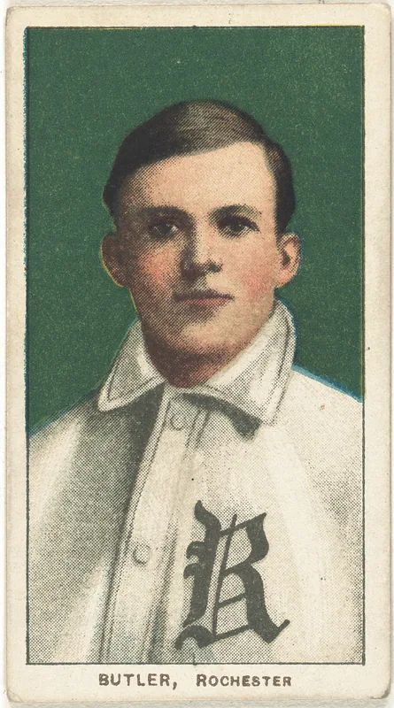 Front of John Butler card, 1909 T206 White Borders, catalog no. 683