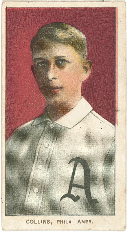 Front of Eddie Collins card, 1909 T206 White Borders, catalog no. 1067