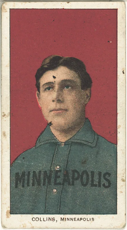 Front of Jimmy Collins card, 1909 T206 White Borders, catalog no. 1073