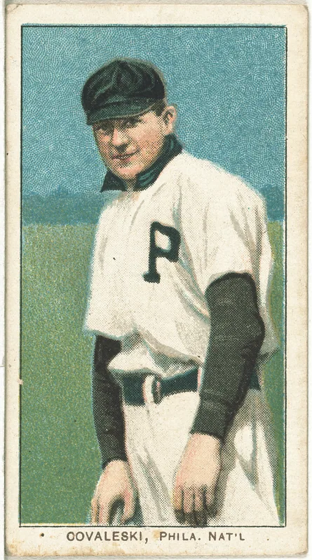 Front of Harry Coveleski card, 1909 T206 White Borders, catalog no. 1119