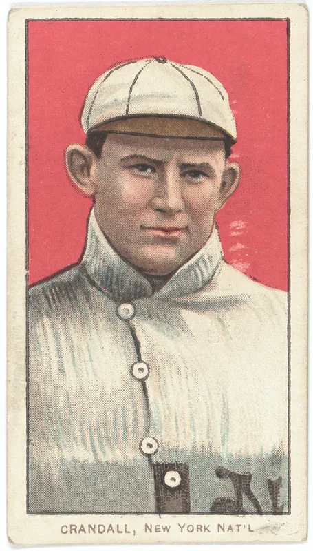 Front of Doc Crandall card, 1909 T206 White Borders, catalog no. 1132