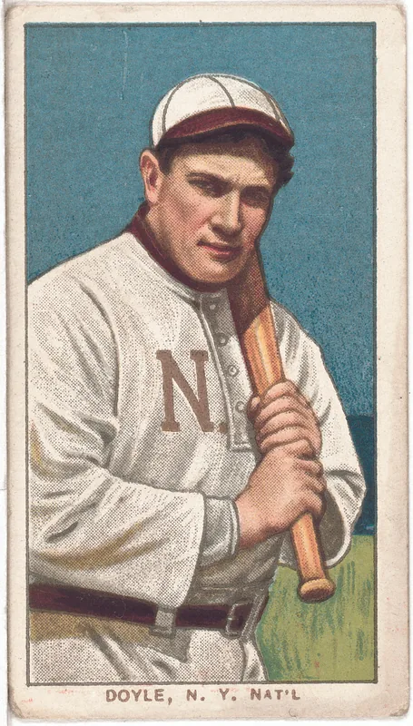 Front of Larry Doyle card, 1909 T206 White Borders, catalog no. 1549