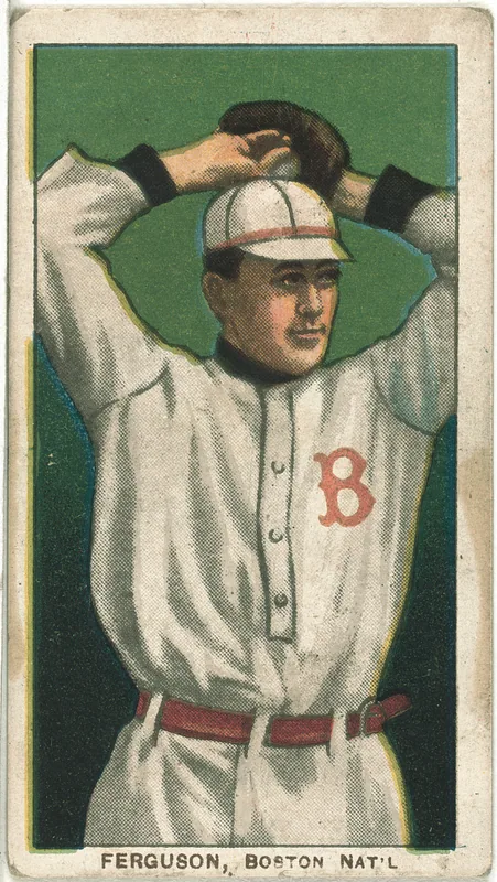 Front of George Ferguson card, 1909 T206 White Borders, catalog no. 1753