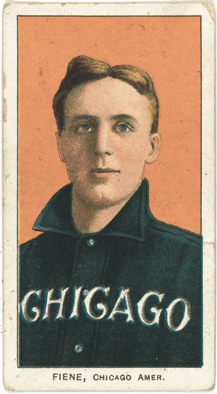 Front of Lou Fiene card, 1909 T206 White Borders, catalog no. 1771