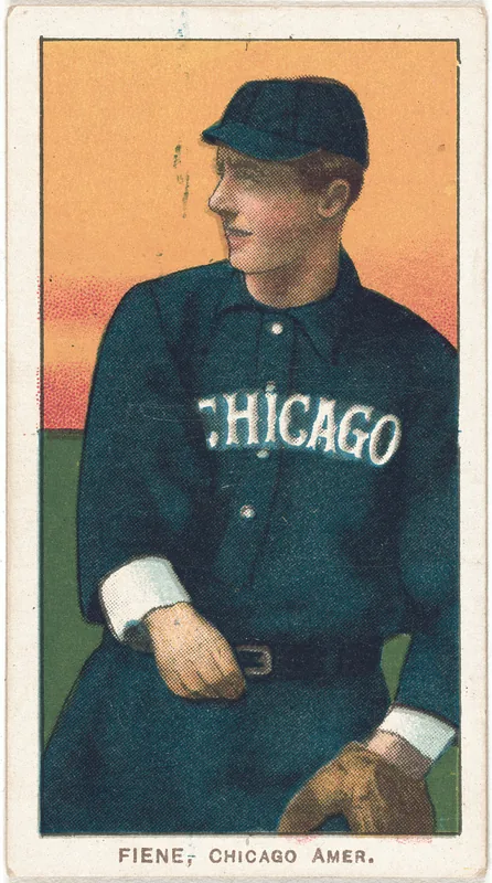 Front of Lou Fiene card, 1909 T206 White Borders, catalog no. 1781