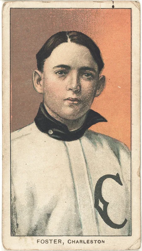 Front of Ed Foster card, 1909 T206 White Borders, catalog no. 1830