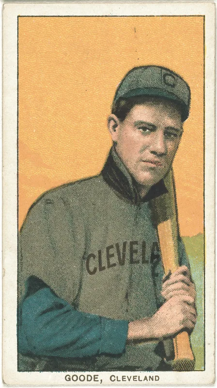Front of Wilbur Good card, 1909 T206 White Borders, catalog no. 1946