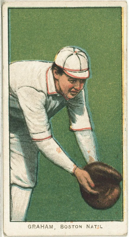 Front of Peaches Graham card, 1909 T206 White Borders, catalog no. 1966