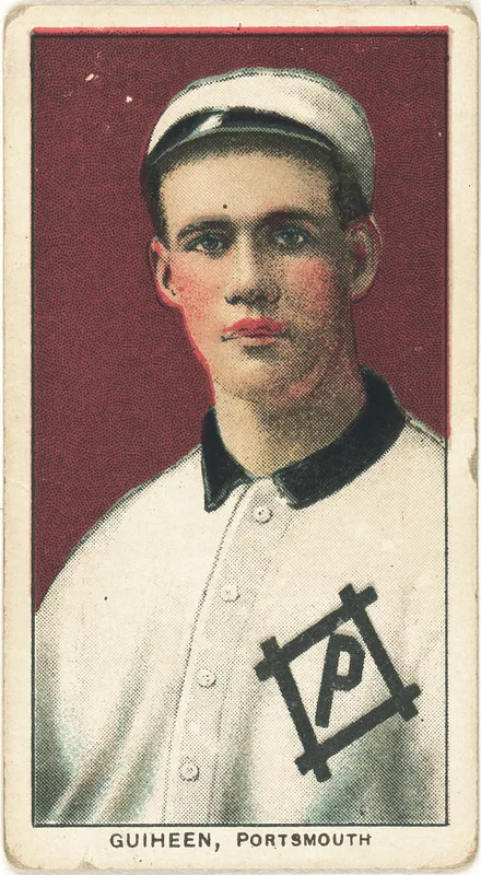 Front of Tom Guiheen card, 1909 T206 White Borders, catalog no. 2034