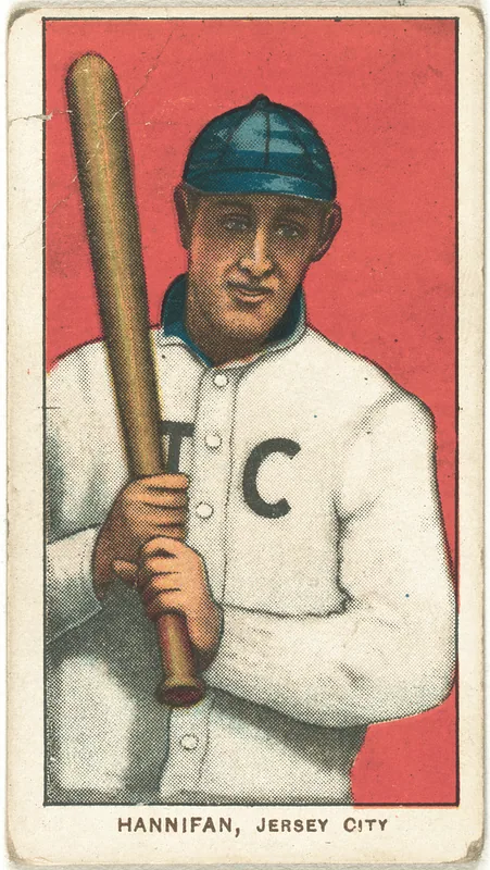 Front of Jack Hannifin card, 1909 T206 White Borders, catalog no. 2072