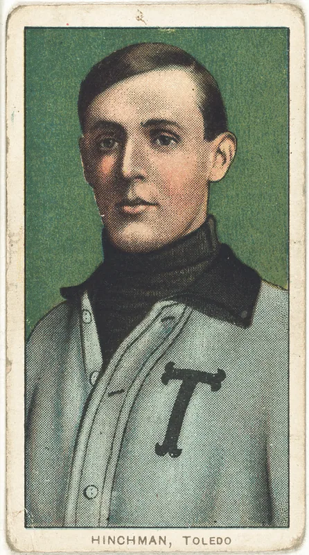 Front of Harry Hinchman card, 1909 T206 White Borders, catalog no. 2155