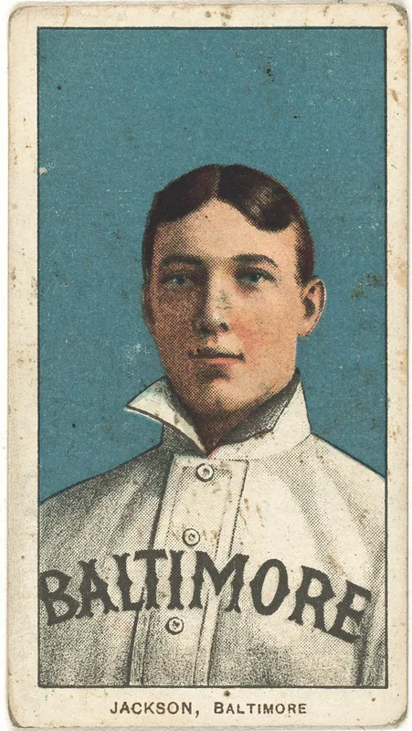 Front of Jimmy Jackson card, 1909 T206 White Borders, catalog no. 2306