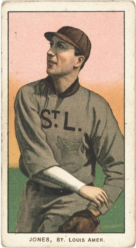 Front of Tom Jones card, 1909 T206 White Borders, catalog no. 2420