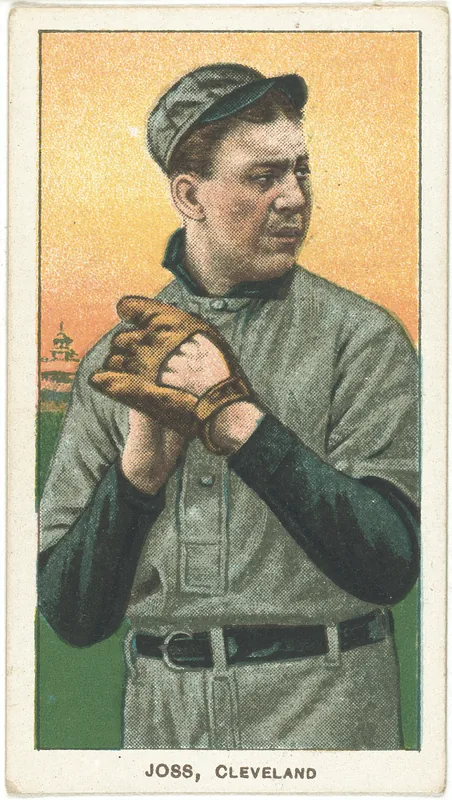 Front of Addie Joss card, 1909 T206 White Borders, catalog no. 2471