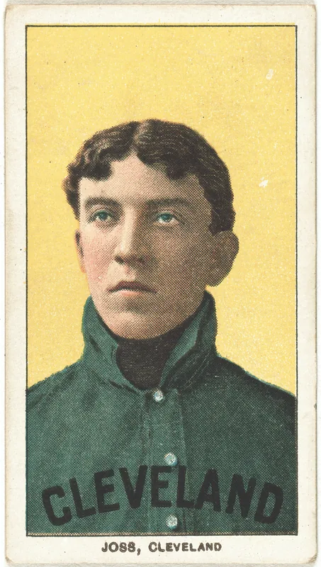 Front of Addie Joss card, 1909 T206 White Borders, catalog no. 2477