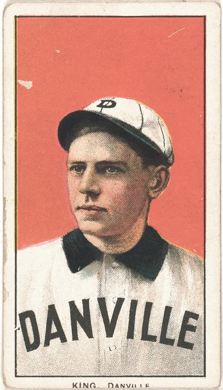 Front of Frank King card, 1909 T206 White Borders, catalog no. 2545