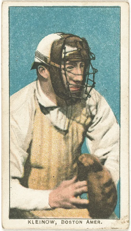 Front of Red Kleinow card, 1909 T206 White Borders, catalog no. 2560