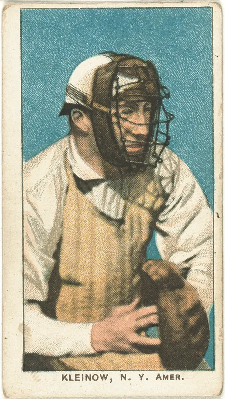Front of Red Kleinow card, 1909 T206 White Borders, catalog no. 2572