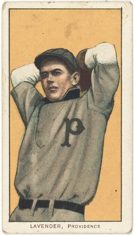 Front of Jimmy Lavender card, 1909 T206 White Borders, catalog no. 2820